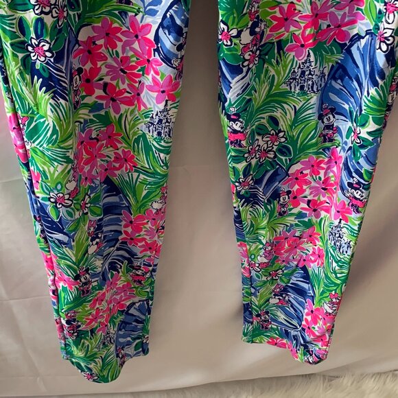 DISNEY PARKS X LILLY PULITZER Disney Dreaming Long Sweat Pant Sz MEDIUM OR LARGE - Picture 3 of 7